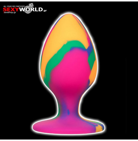 Trippy Cheeky Large Tie Dye Plug CALEXOTICS