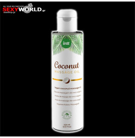 Coconut Vegan Massage Oil 150 ml INTT Cosmetics