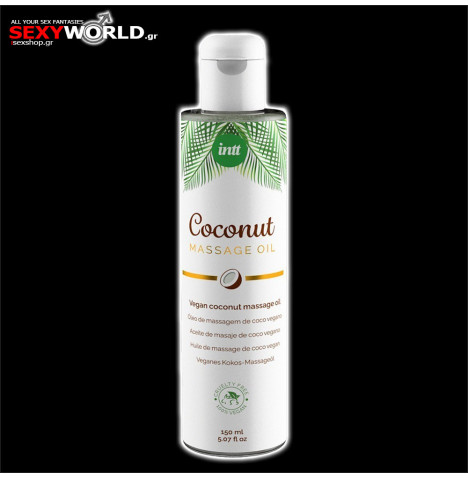 Coconut Vegan Massage Oil 150 ml INTT Cosmetics