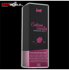 Cotton Candy Heat Effect Massage Gel 30ml INTT