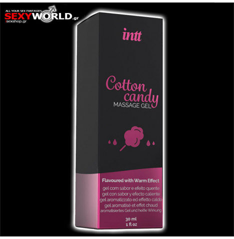 Cotton Candy Heat Effect Massage Gel 30ml INTT