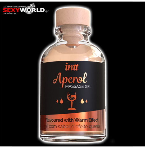 Aperol Heat Effect Massage Gel 30ml INTT