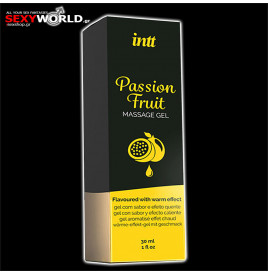 Passion Fruit Heat Effect Massage Gel 30ml INTT