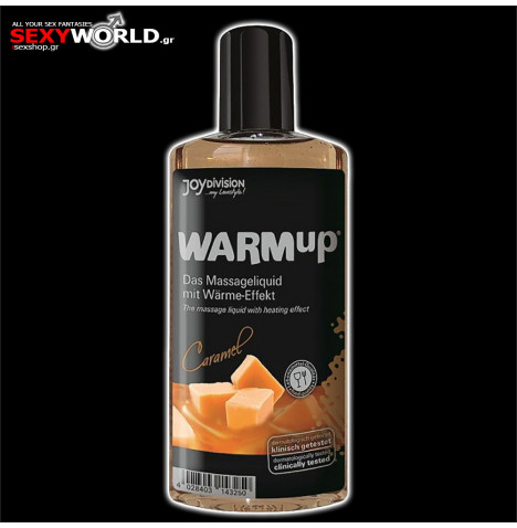 WARMup Massage Oil Caramel 150ml JOYDIVISION