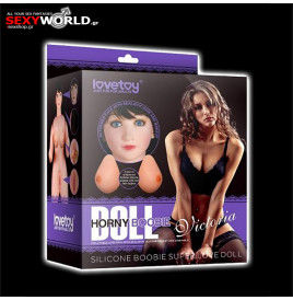 Horny Boobie Doll Victoria Black Hairs LOVETOY