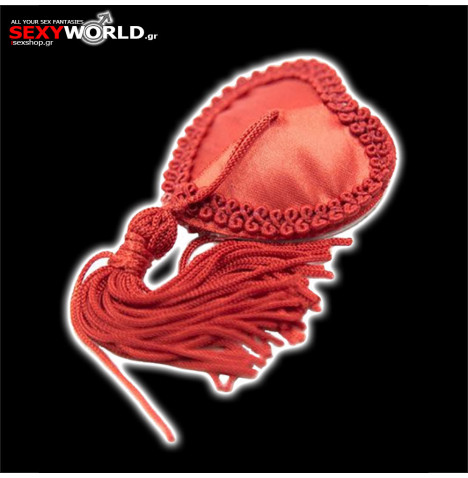Heart Nipples Tassels Red TOYZ4LOVERS
