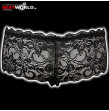 Crotchless Lace Pants Black COTTELLI COLLECTION