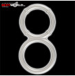 Metallic Silicone Double Cock & Ball Ring YOU2TOYS