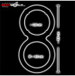 Metallic Silicone Double Cock & Ball Ring YOU2TOYS