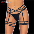 LEG AVENUE Rhinestone Garter Straps