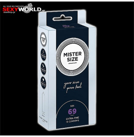 MISTER SIZE Pure Feel 69 mm 10 Condoms