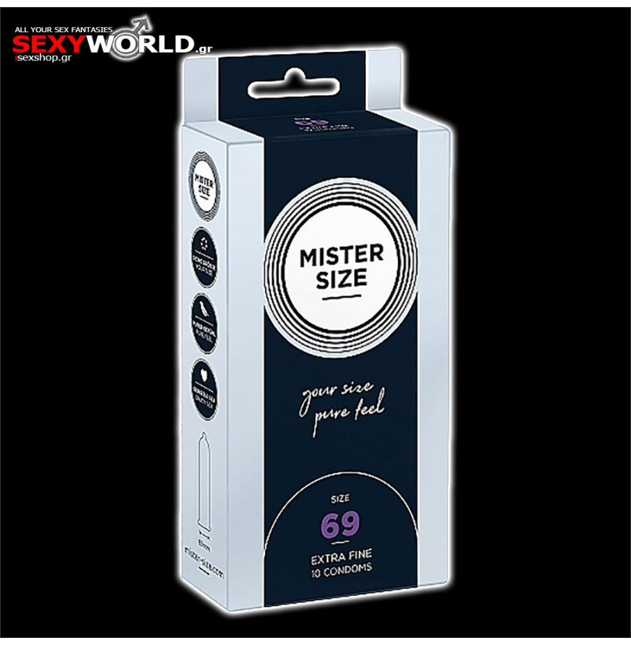 MISTER SIZE Pure Feel 69 mm 10 Condoms