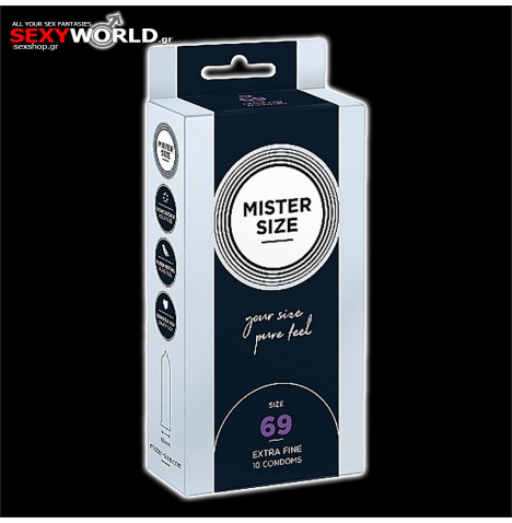 MISTER SIZE Pure Feel 69 mm 10 Condoms