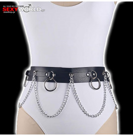 Waistband with Metallic Rings STD