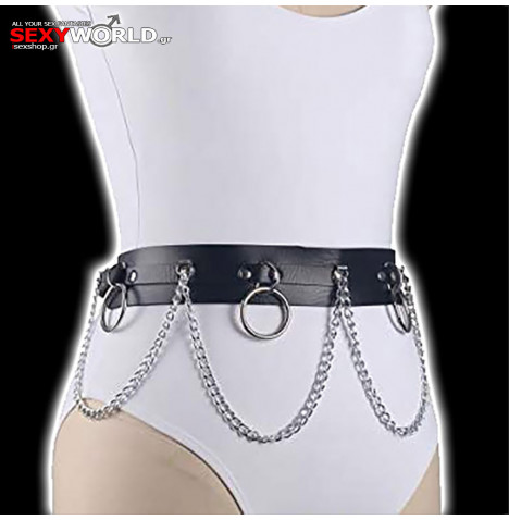 Waistband with Metallic Rings STD