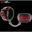 FETISH SUBMISSIVE Red Handcuffs Vegan Leather FETISH SUBMISSIVE Red Handcuffs Vegan Leather