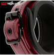 FETISH SUBMISSIVE Red Handcuffs Vegan Leather FETISH SUBMISSIVE Red Handcuffs Vegan Leather