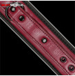 FETISH SUBMISSIVE Red Handcuffs Vegan Leather FETISH SUBMISSIVE Red Handcuffs Vegan Leather