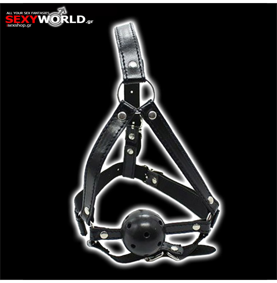 Face Harness Gag Ball TOYZ4LOVERS