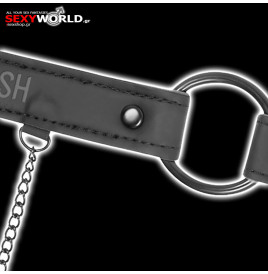 O ring Gag with Nipple Clamps FETISH SUBMISSIVE