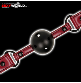 FETISH SUBMISSIVE Origin Breathable Ball Gag Red