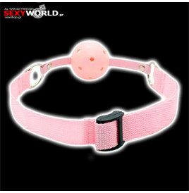 Breathable Ball Gag Pink TOYZ4LOVERS
