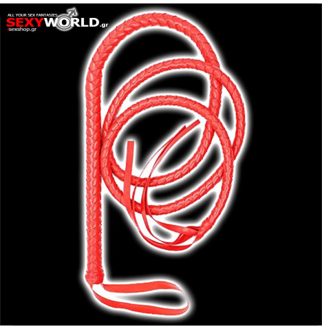 Fetish Art Indy Whip 6ft Red TOYZ4LOVERS