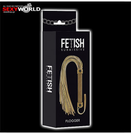 FETISH SUBMISSIVE Origin Flogger Vegan Leather