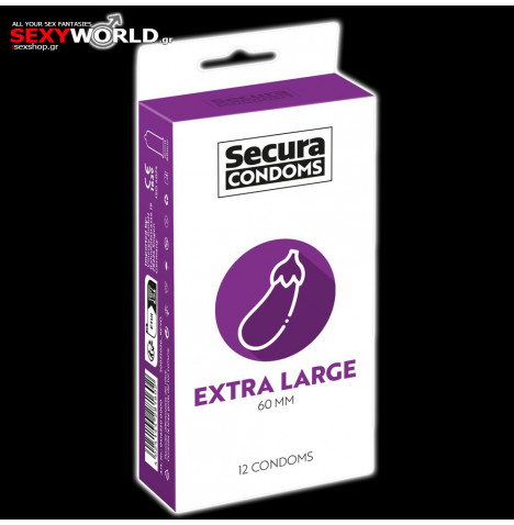 12 Extra Large Condoms SECURA