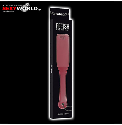 FETISH SUBMISSIVE Origin Paddle Vegan Leather Red