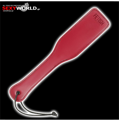 FETISH SUBMISSIVE Origin Paddle Vegan Leather Red