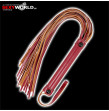 FETISH SUBMISSIVE Origin Flogger Vegan Leather Red