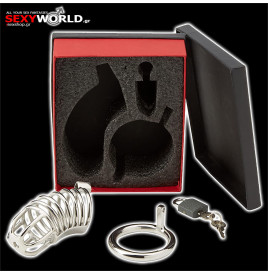 METALHARD Cock Cage with Ring Chastity