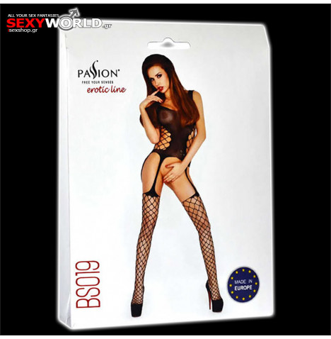 BS095 Fishnet Bodysuit PASSION