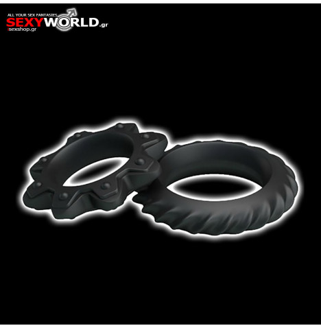 Set 2 Silicone Cockrings Flowering BAILE