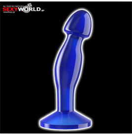 6.5 Flawless Clear Prostate Plug Blue LOVETOY