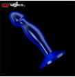 6.5 Flawless Clear Prostate Plug Blue LOVETOY