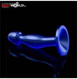 6.5 Flawless Clear Prostate Plug Blue LOVETOY