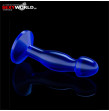 6.5 Flawless Clear Prostate Plug Blue LOVETOY