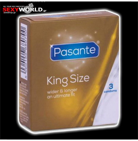 PASANTE King size XL 3s pack