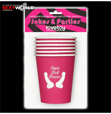 Dick Forever Bachelorette Paper Cups LOVETOY