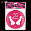 Super Dick Forever Bachelorette Paper Plates LOVETOY