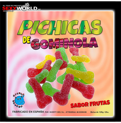 Diablo PICANTE Gummy Penis Fruits