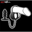 Ball Cage with Butt Plug by BLACK VELVETS Ball Cage with Butt Plug by BLACK VELVETS