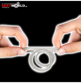 Metallic Silicone Triple Cock & Ball Ring YOU2TOYS