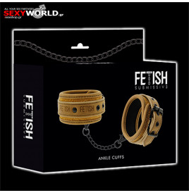 FETISH SUBMISSIVE Origin Ankle Cuffs Vegan Leather