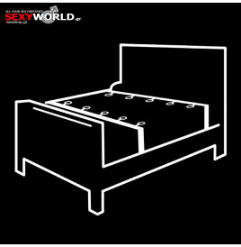 FETISH SUBMISSIVE Luxury- Bed Restraints Set