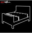 FETISH SUBMISSIVE Luxury- Bed Restraints Set