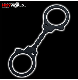 Timeless Handcuffs Silicone Black TOYZ4LOVERS