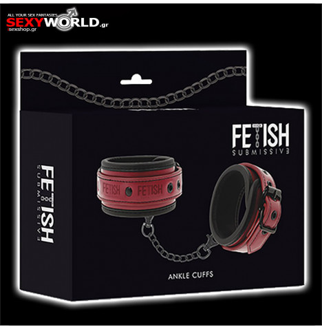 Ankle Cuffs Vegan Leather FETISH SUBMISSIVE